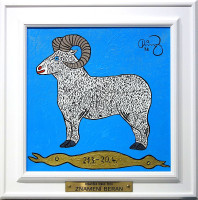  František R. Čech - Znamení Beran - originál 